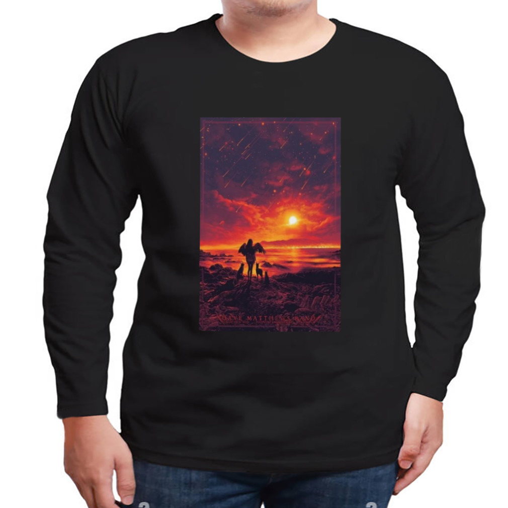 Dave Matthews Band California 26th August, 2023 FivePoint Amphitheatre Poster Shirt 3 Longsleeve tshirt