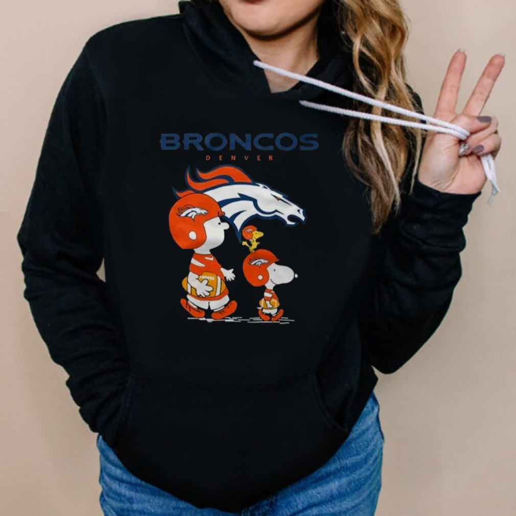 Denver Broncos Peanuts Snoopy Charlie Brown And Woodstock Shirt 5 Hoodies
