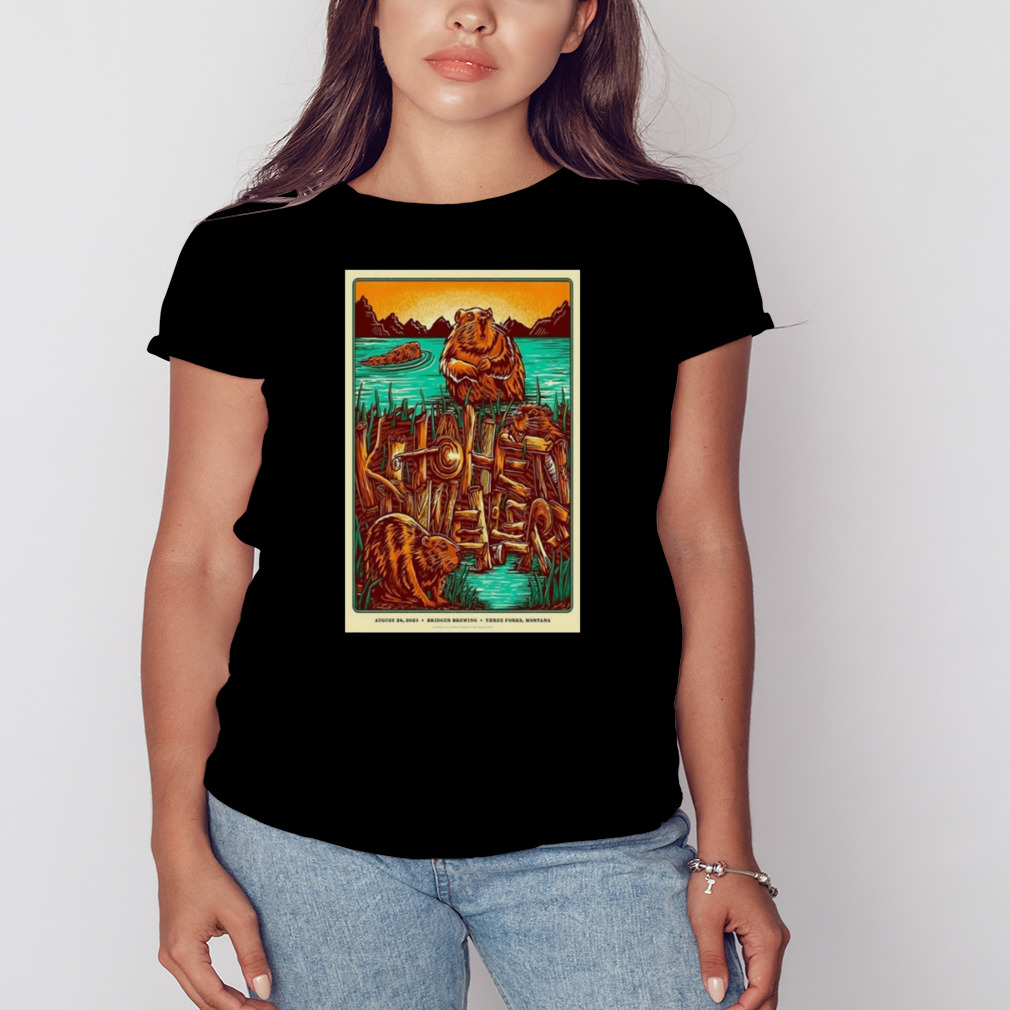 Kitchen Dwellers at Bridger Brewing on Aug 26, 2023 Poster Shirt 2 Women's tshirt