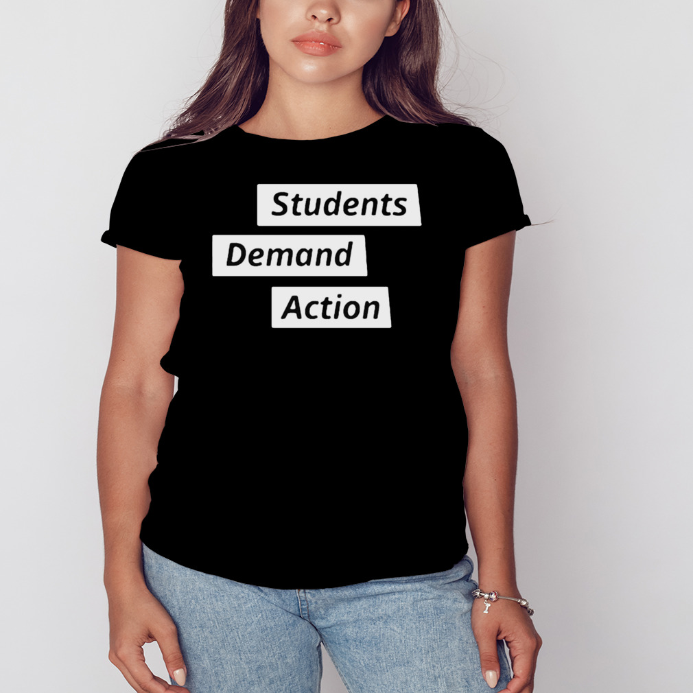 Kristin Bowen Students Demand Action text design T-shirt 2 Women's tshirt