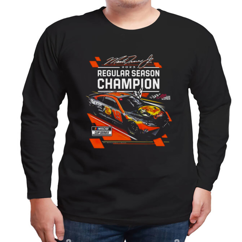 Martin Truex Jr Joe Gibbs Racing Team Collection 2023 Nascar Cup Series Regular Season Champion T-shirt 3 Longsleeve tshirt