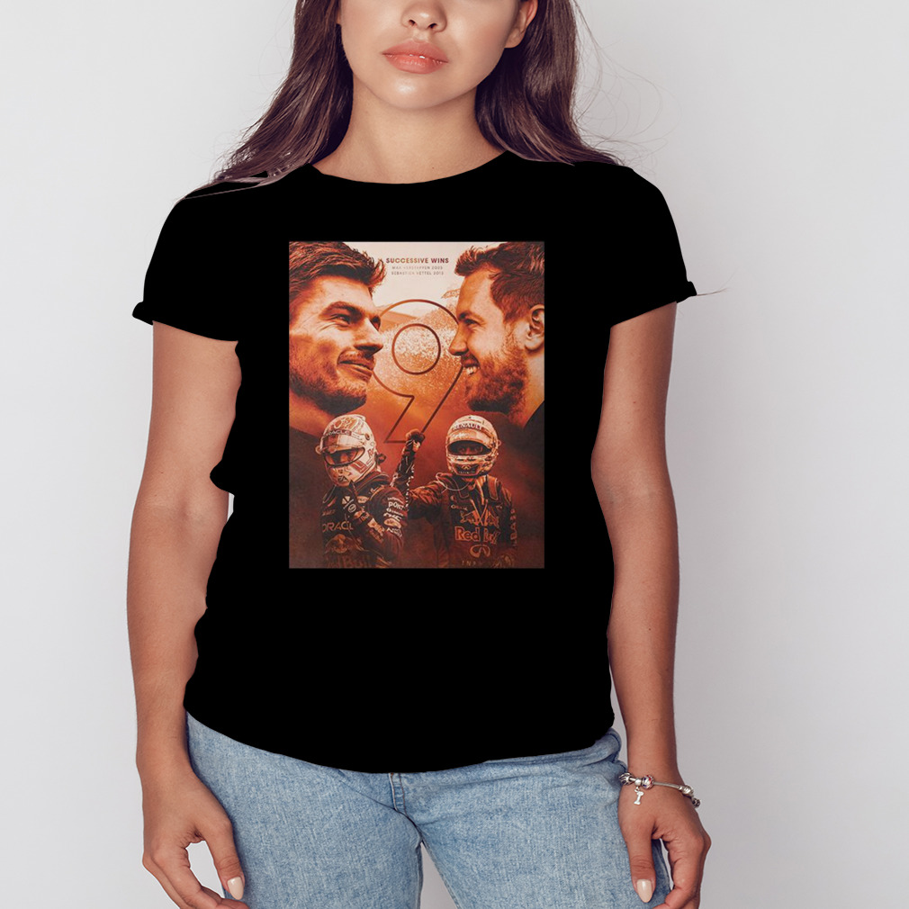 Max Verstappen Nine Wins In A Row Max Matches Sebastian Vettel’s Record Dutch GP 2023 T-Shirt 2 Women's tshirt