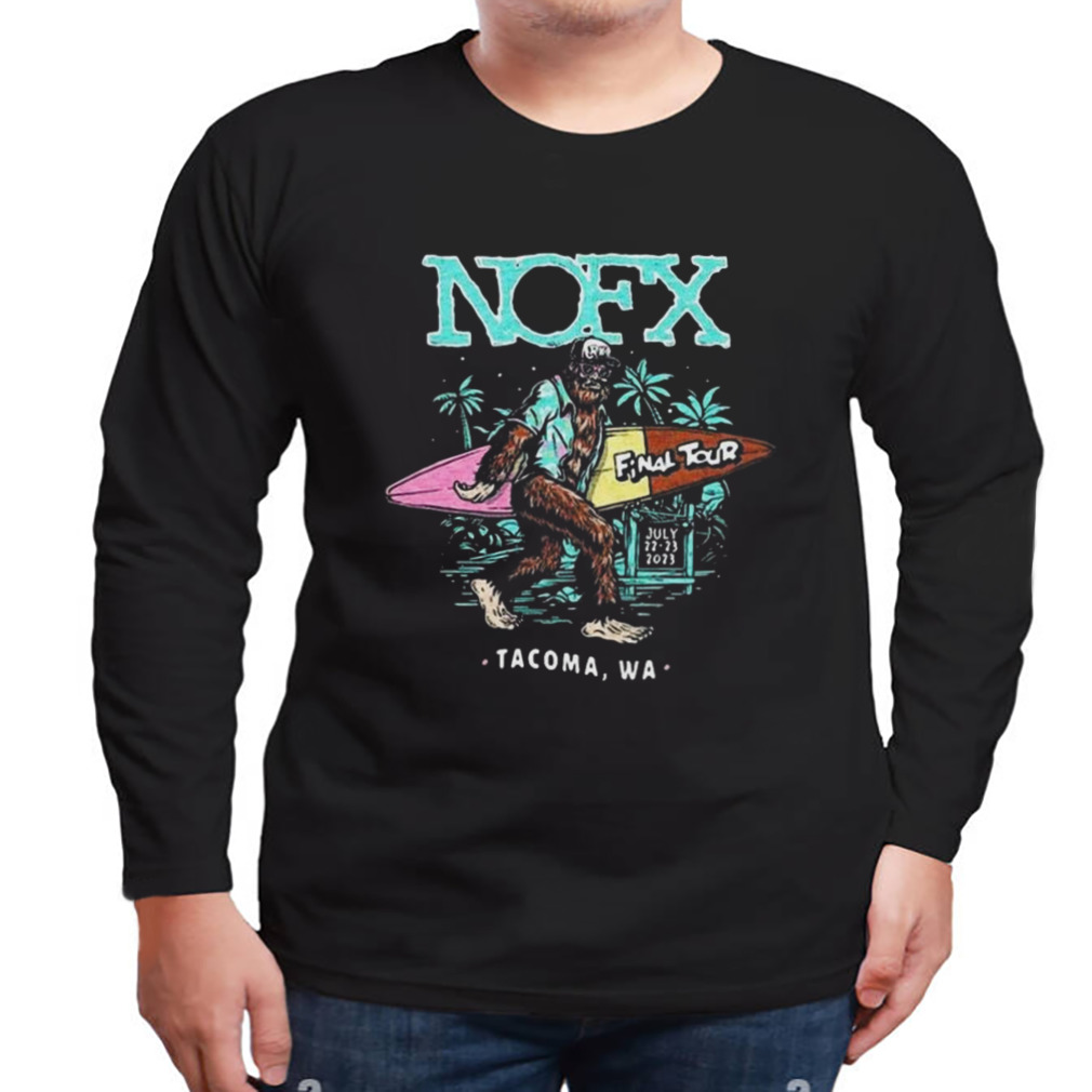 NOFX Tacoma WA Punk In Drublic Festival July 23 24 2023 art design T-shirt 3 Longsleeve tshirt