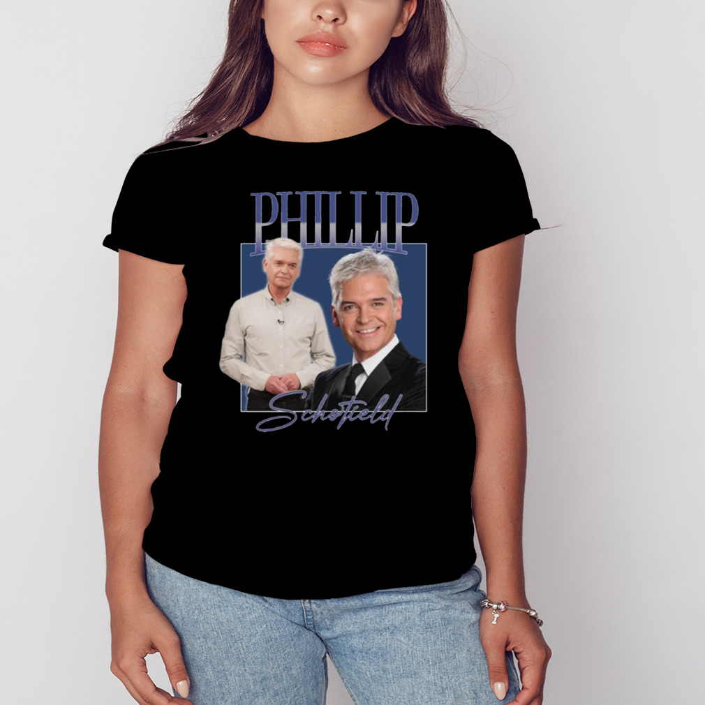Phillip Schofield Tee Top Uk Tv Presenter Tribute 90’s shirt 2 Women's tshirt
