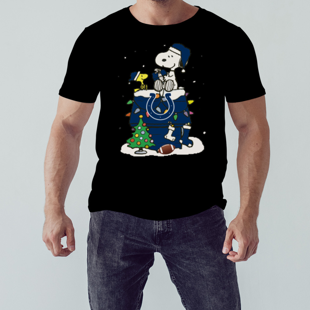 Snoopy Indianapolis Colts Christmas shirt