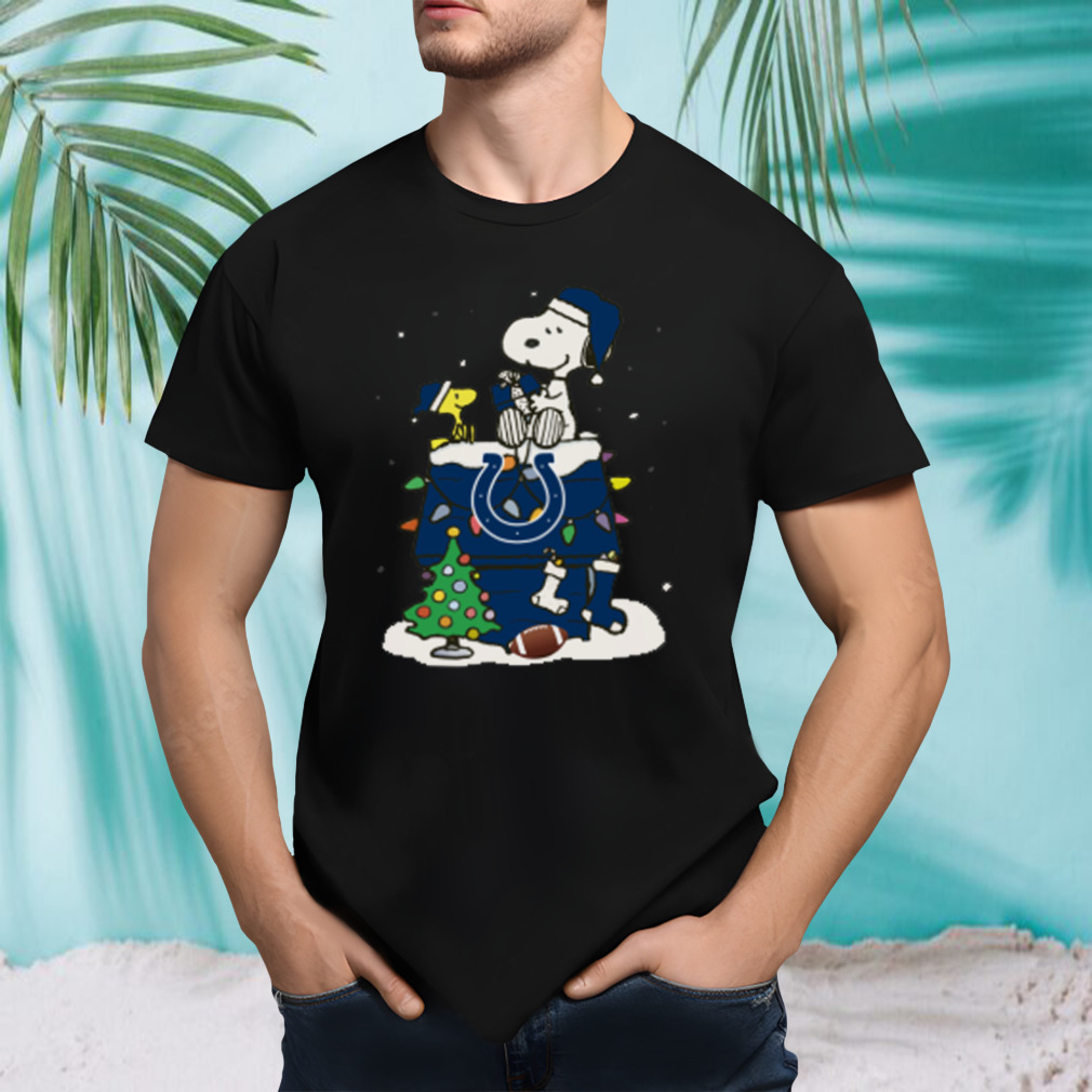 Snoopy Indianapolis Colts Christmas shirt
