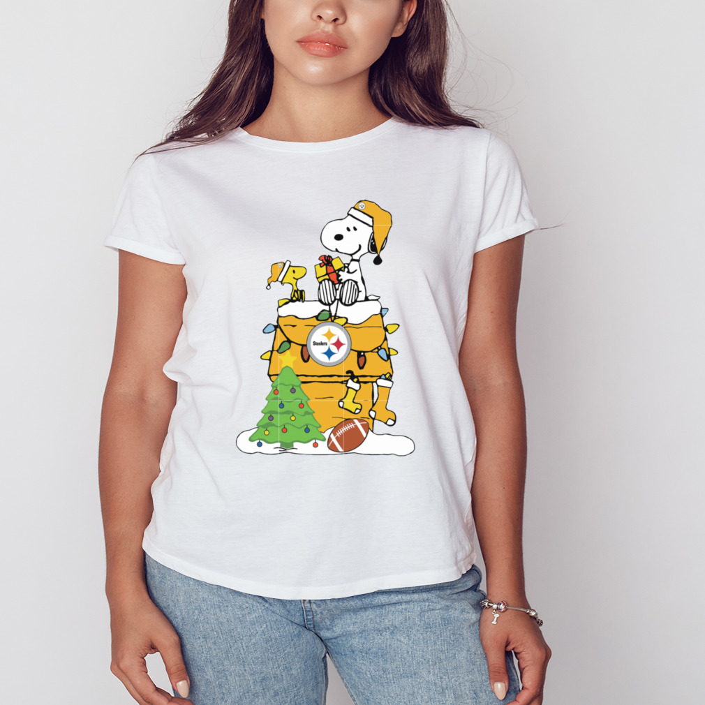 Snoopy Pittsburgh Steelers Christmas Shirt - Teespix - Store Fashion LLC