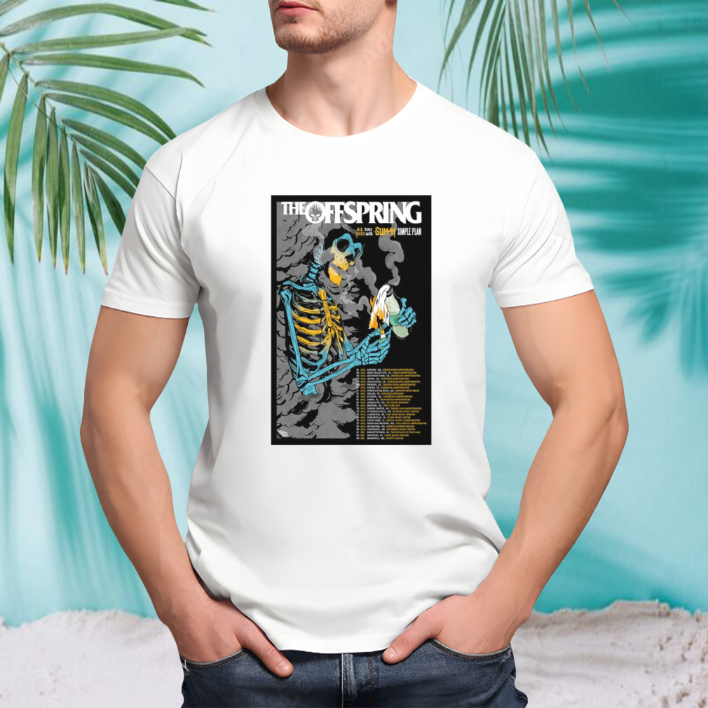The Offspring Tour the US with Sum 41 and Simple Plan art poster design T-shirt