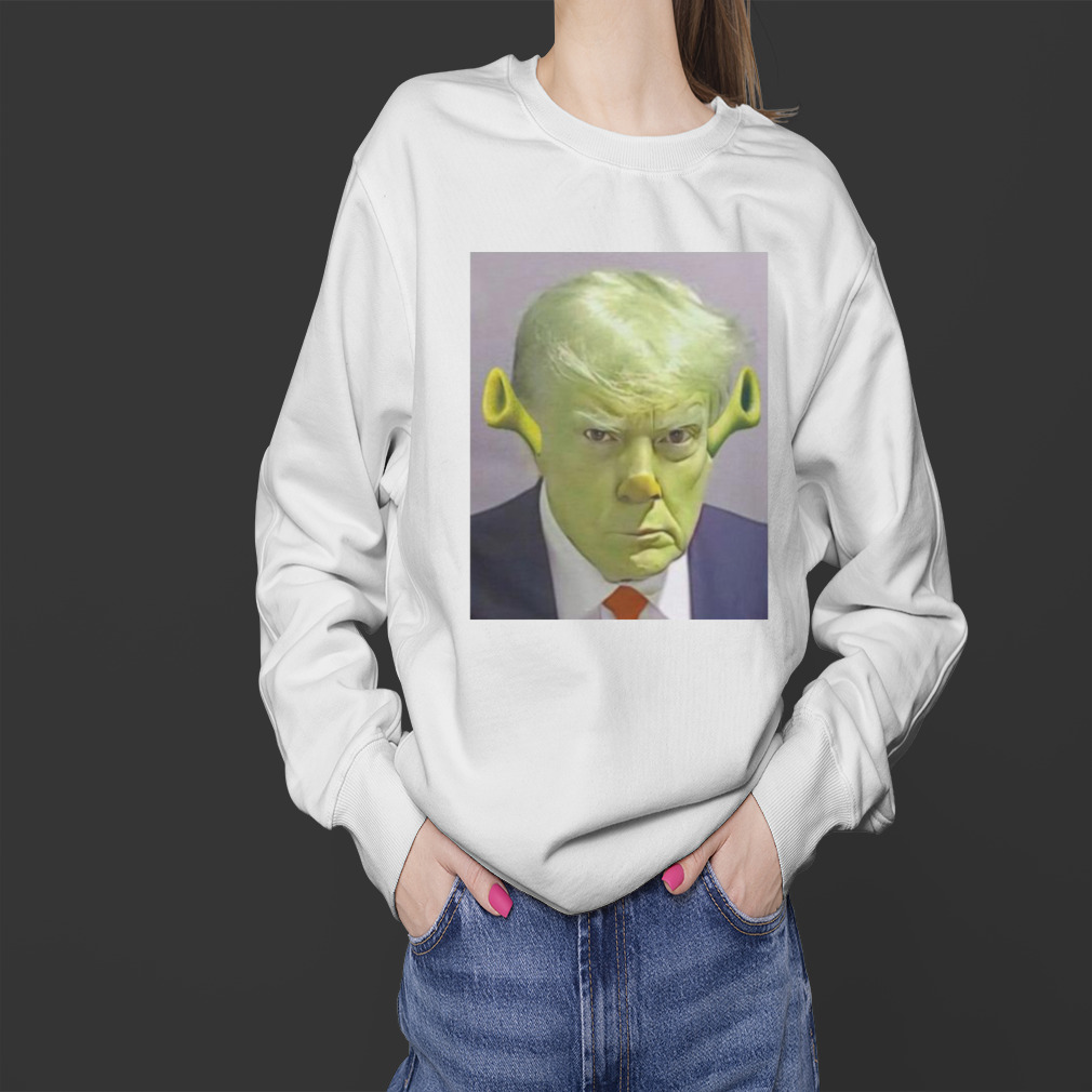 Trump Mugshot Shrek Meme Shirt