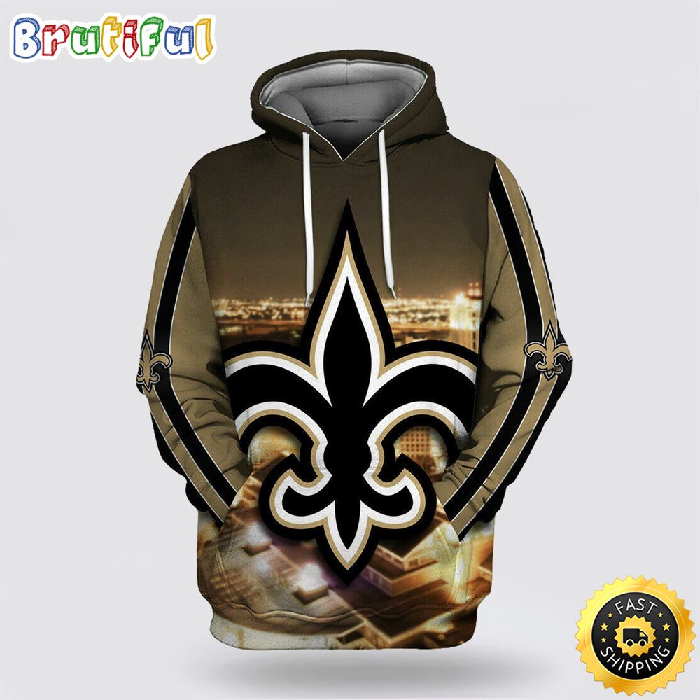 NFL New Orleans Saints 3D Hoodie All Over Print Shirts Unmatched Style And Comfort