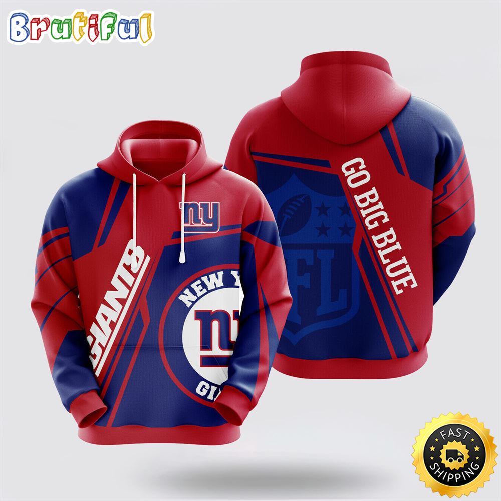 NFL New York Giants 3D Hoodie All Over Print Shirts Score Big With Fashion