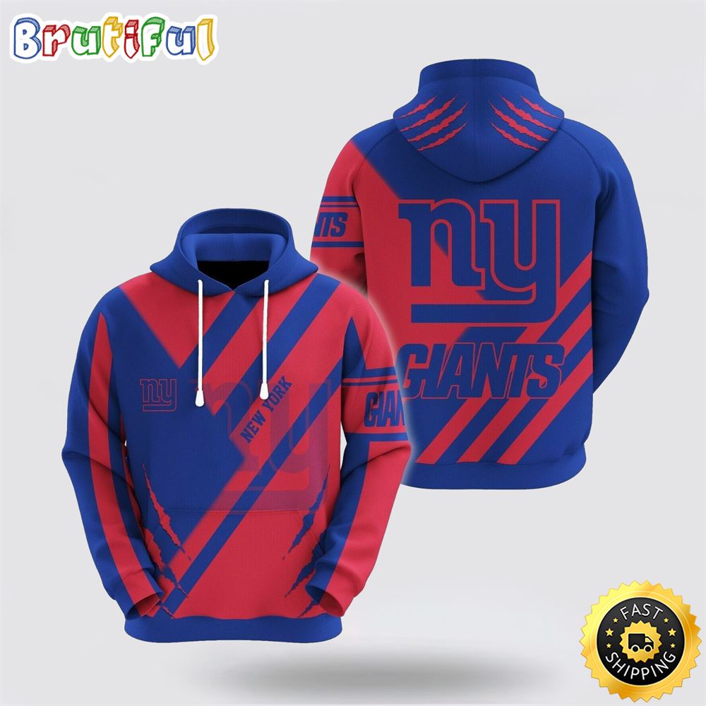 NFL New York Giants 3D Hoodie All Over Print Shirts Stay Cozy And Stylish