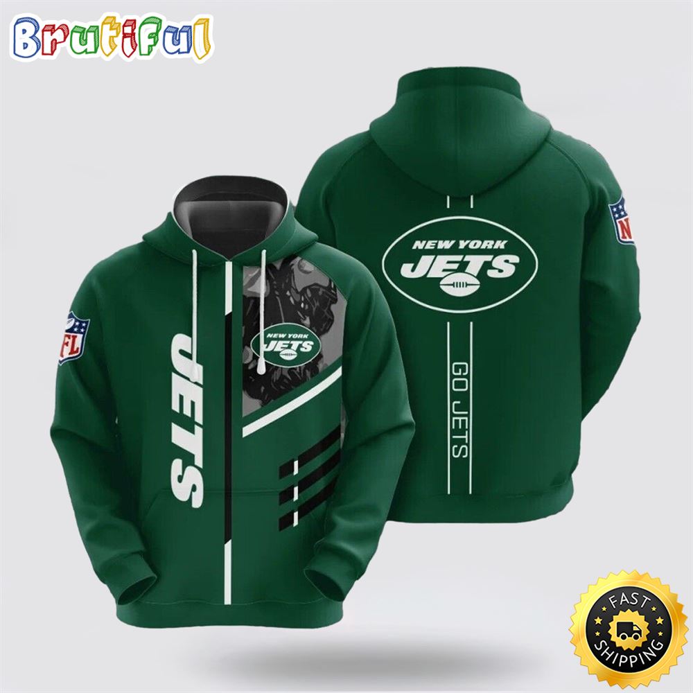 NFL New York Jets 3D Hoodie All Over Print Shirts Stay Cozy And Stylish