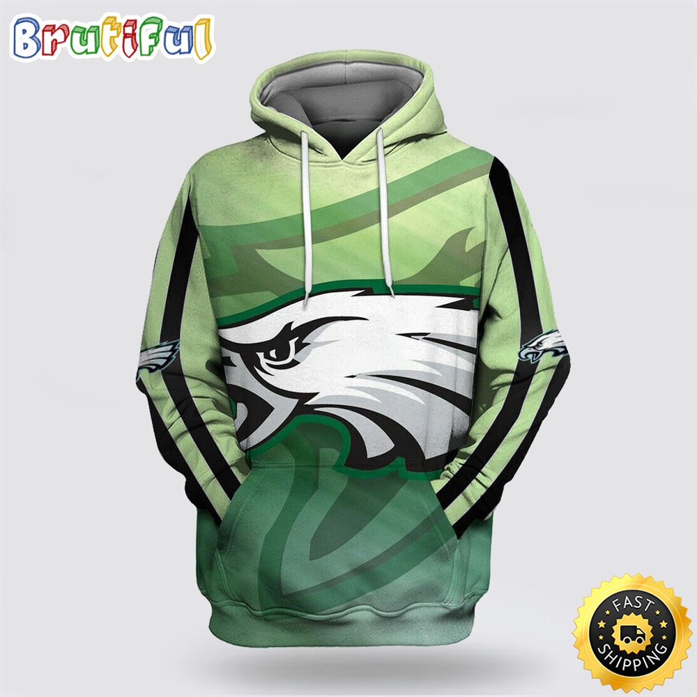 NFL Philadelphia Eagles 3D Hoodie All Over Print Shirts Elevate Your Game Day Look