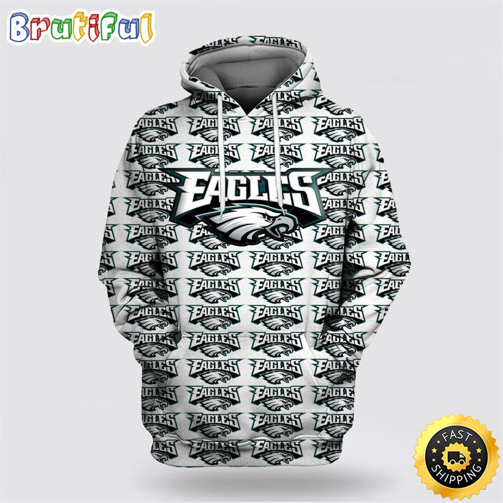 NFL Philadelphia Eagles 3D Hoodie All Over Print Shirts Stay Cozy And Stylish