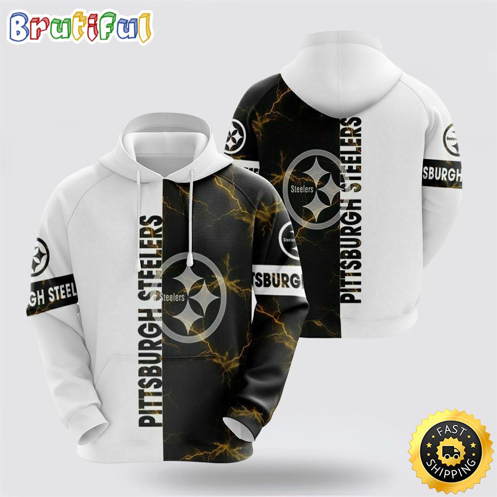 NFL Pittsburgh Steelers 3D Hoodie All Over Print Shirts Elevate Your Game Day Look