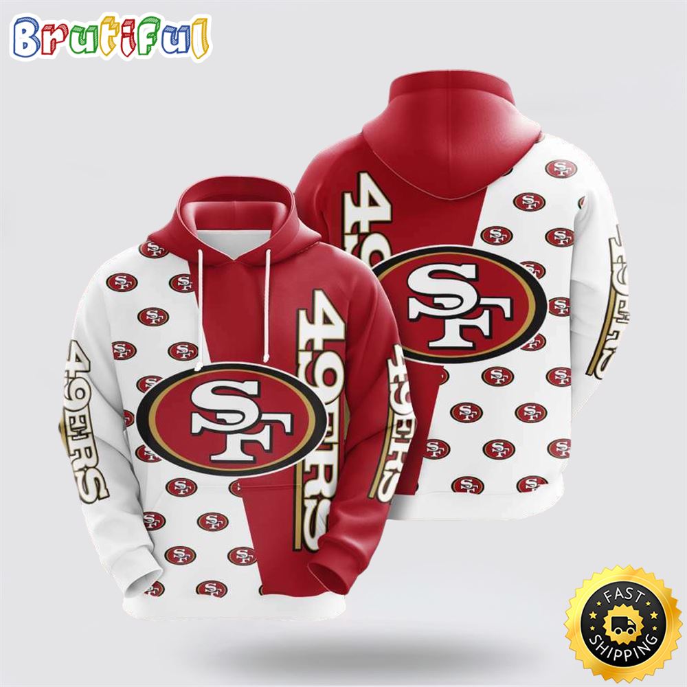 NFL San Francisco 49ers 3D Hoodie All Over Print Shirts Get Ready For Game Day