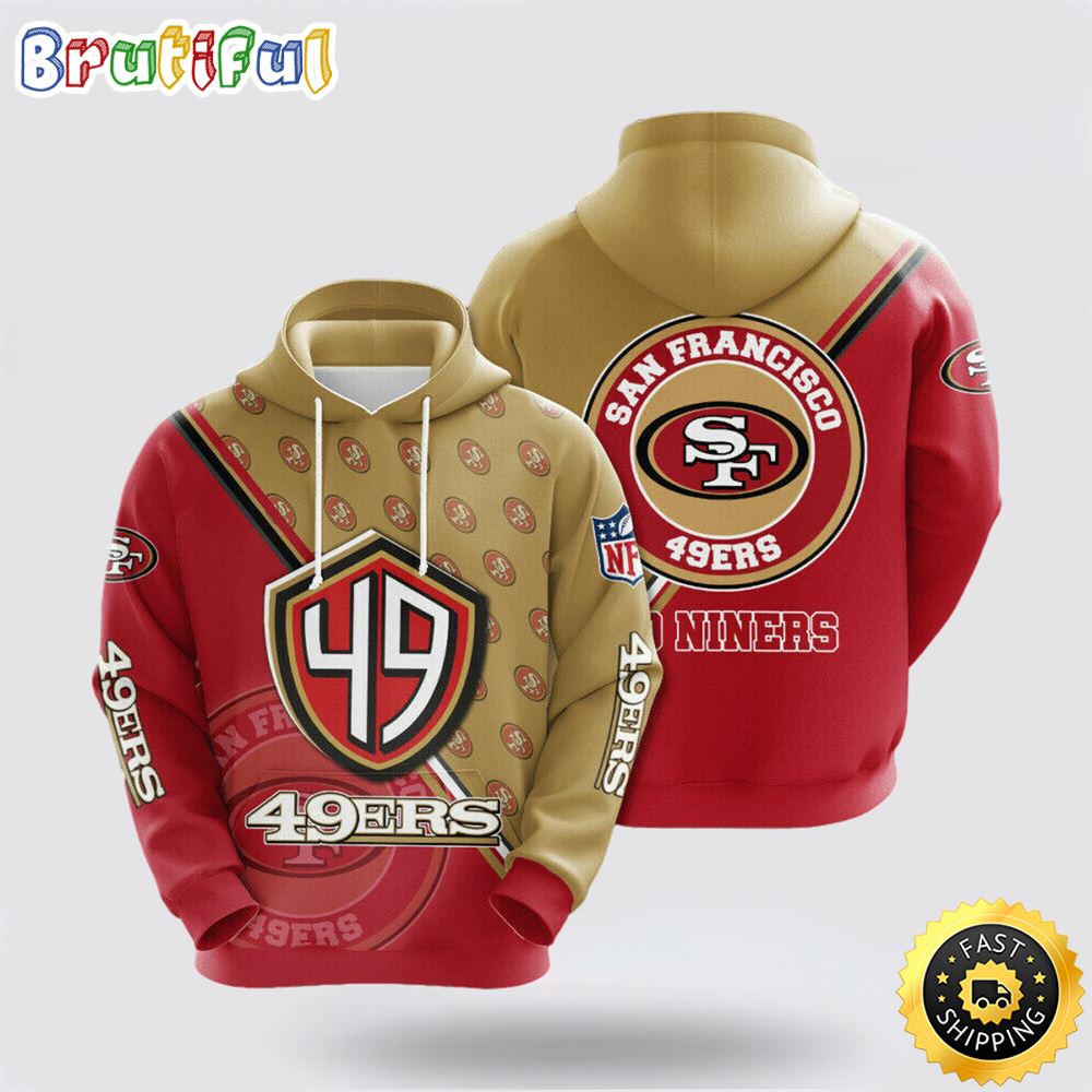 NFL San Francisco 49ers 3D Hoodie All Over Print Shirts Unmatched Style And Comfort