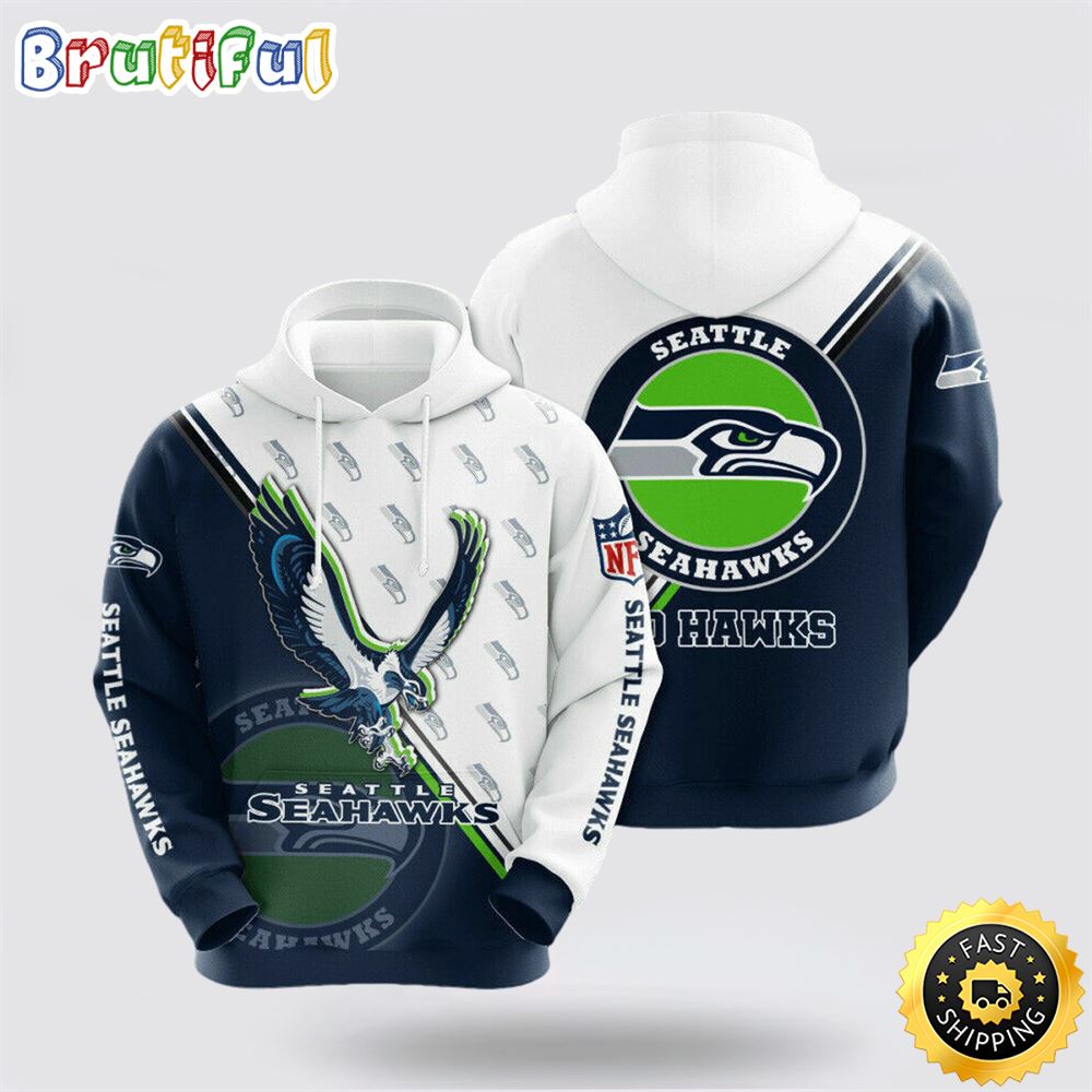 NFL Seattle Seahawks 3D Hoodie All Over Print Shirts Perfect Fan Gear For Football Season