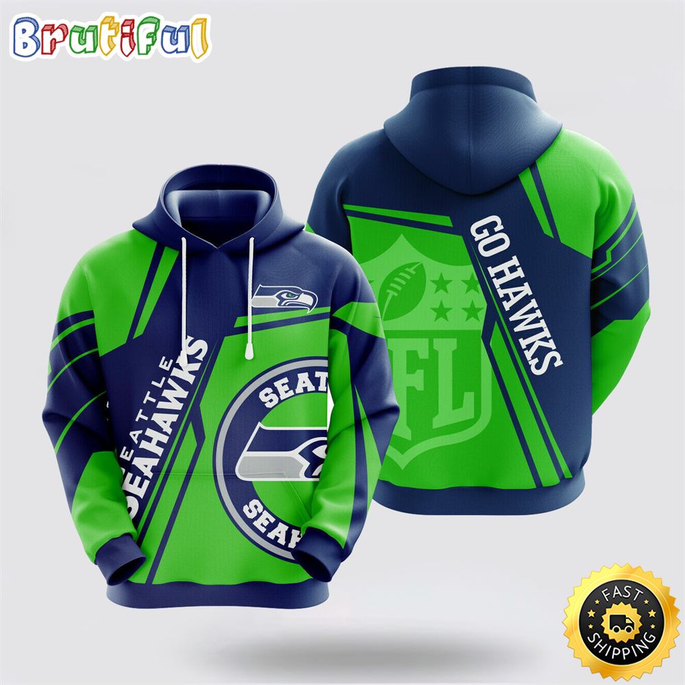 NFL Seattle Seahawks 3D Hoodie All Over Print Shirts Stay Cozy And Stylish