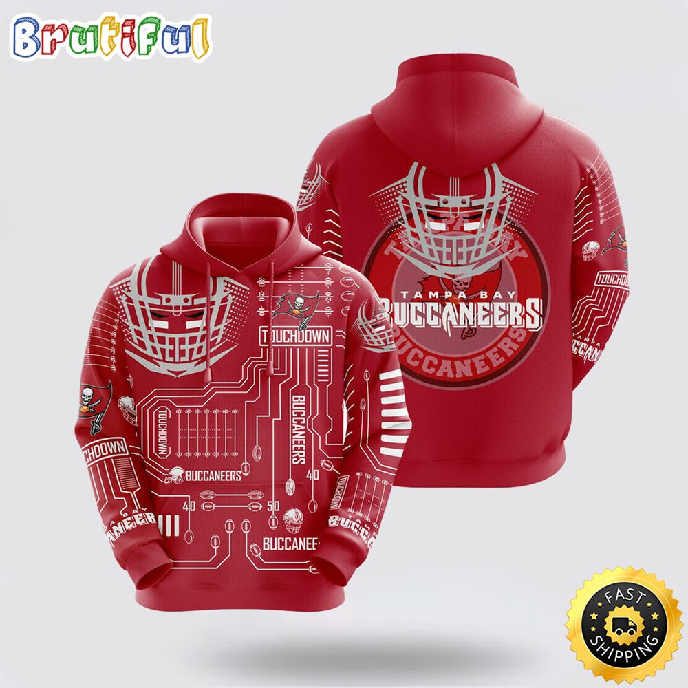 NFL Tampa Bay Buccaneers 3D Hoodie All Over Print Shirts Get Ready For Game Day