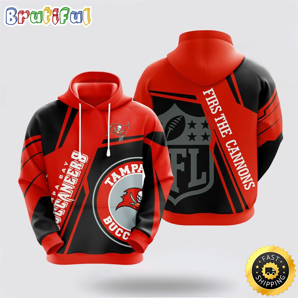 NFL Tampa Bay Buccaneers 3D Hoodie All Over Print Shirts Show Your Team Spirit