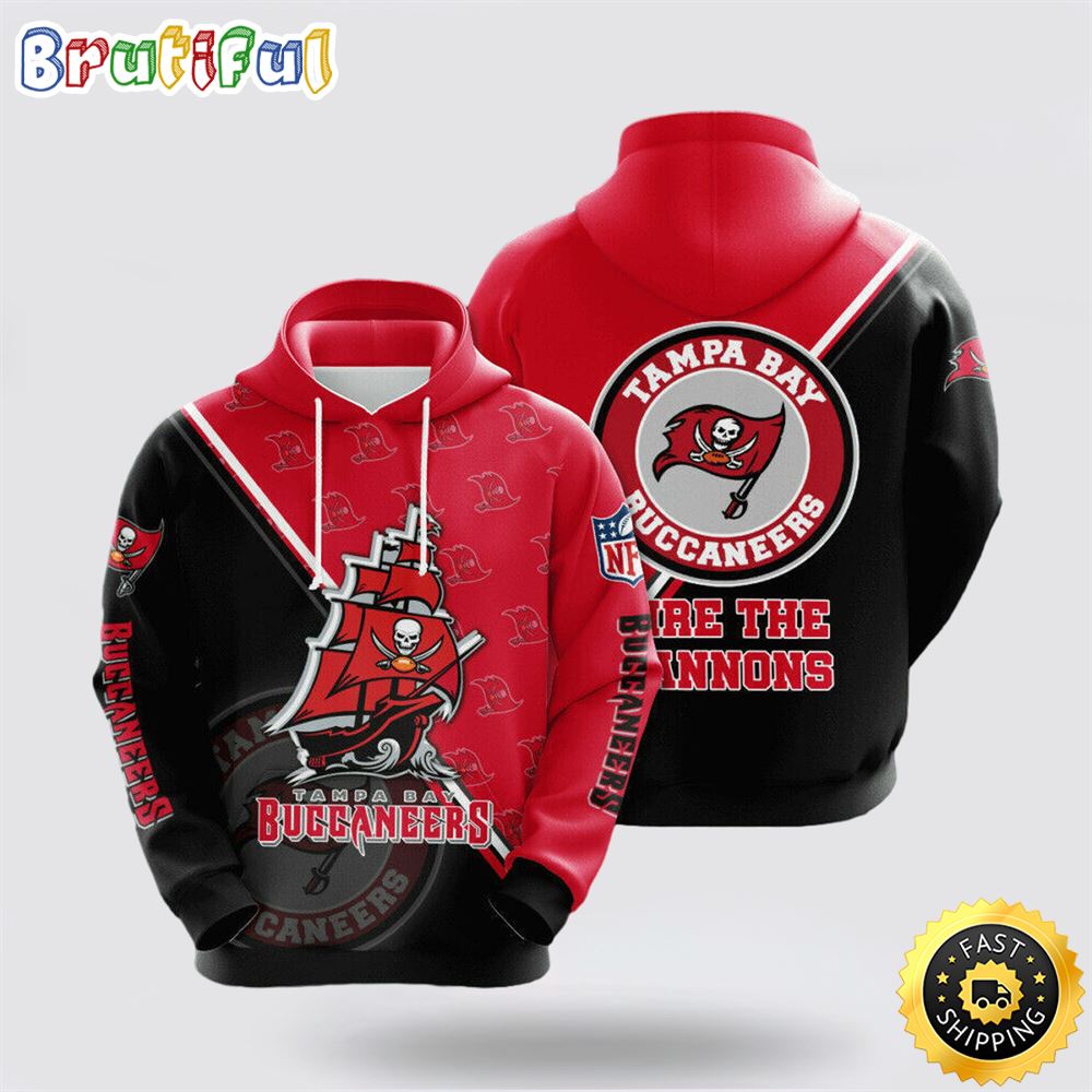 NFL Tampa Bay Buccaneers 3D Hoodie All Over Print Shirts Stand Out In The Crowd