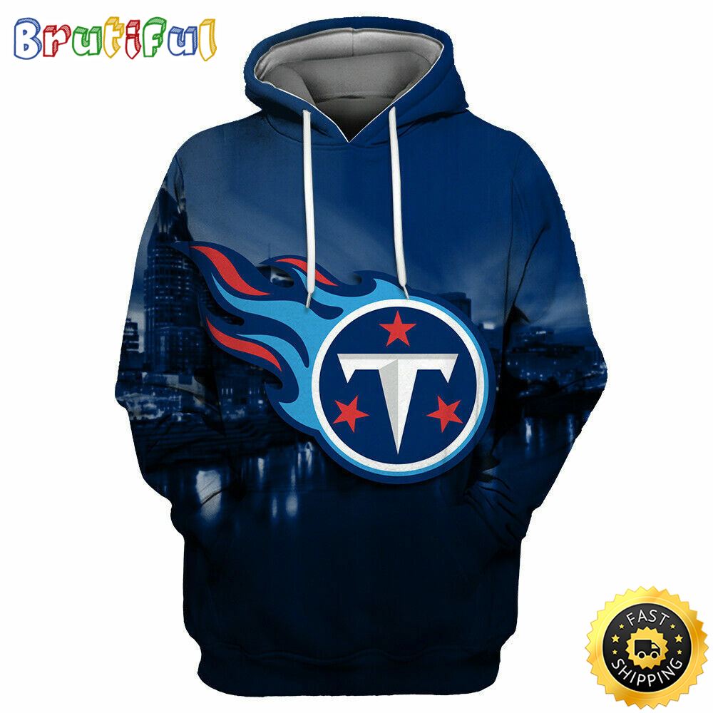 NFL Tennessee Titans 3D Hoodie All Over Print Shirts All Over Print Shirts A Must Have For Football Fans