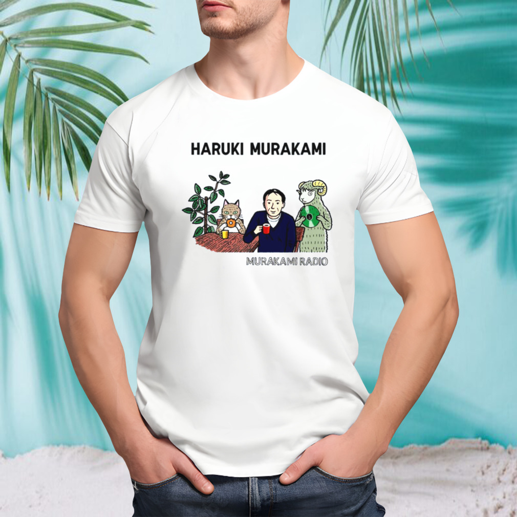 Cartoon Haruki Murakami shirt