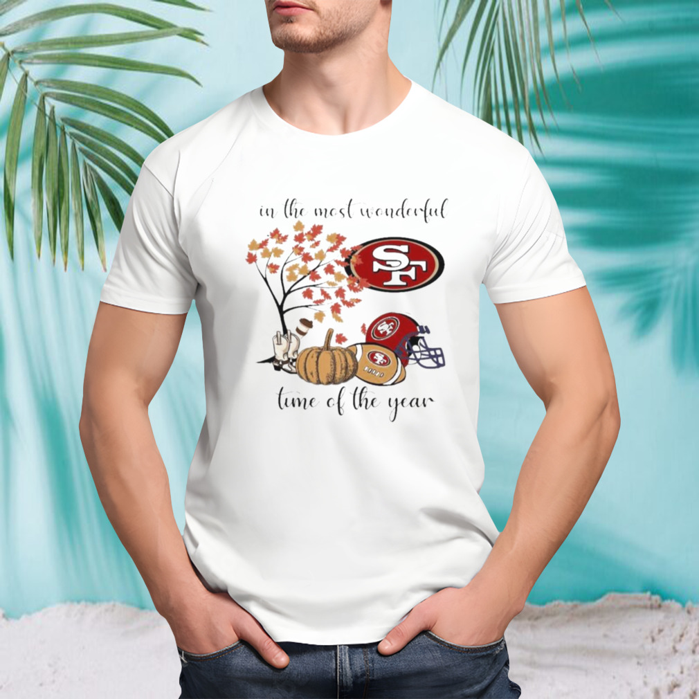 San Francisco 49ers In The Most Wonderful Time Of The Year 2023 T-shirt