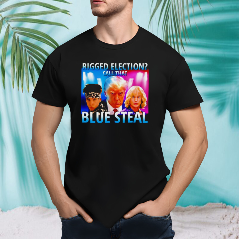 Trump and Hansel and Derek Zoolander rigged election call that blue steel shirt
