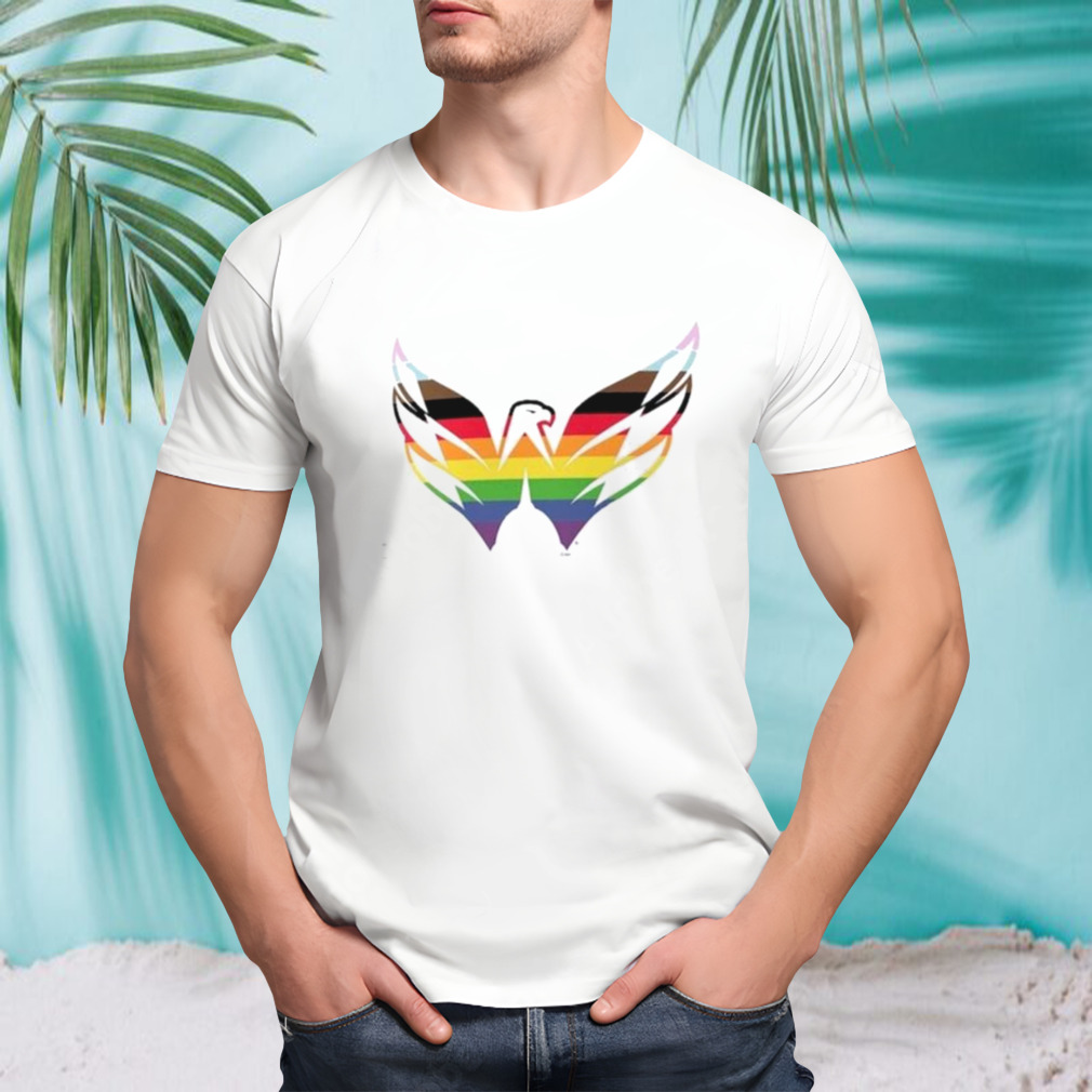 Washington Capitals Team Pride Logo 2023 T-Shirt