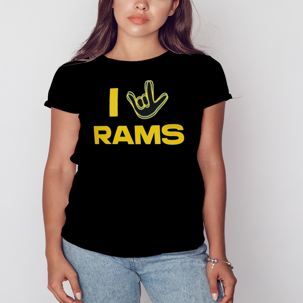 Los Angeles Rams The Nfl Asl Collection By Love Sign Tri Blend Shirt