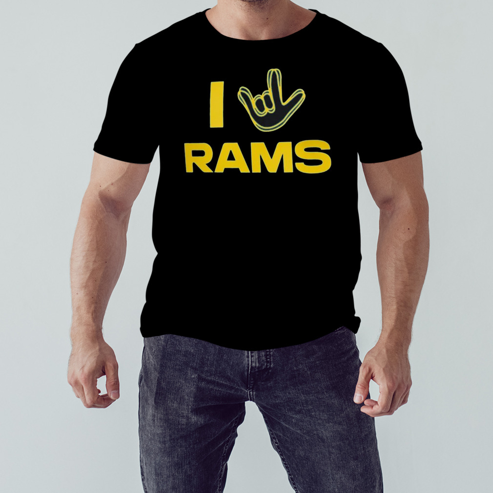 Los Angeles Rams The NFL ASL Collection By Love Sign Tri-Blend Shirt