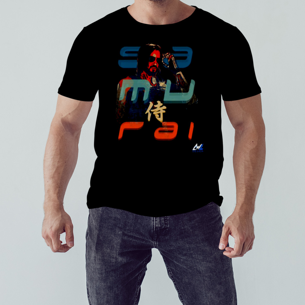 Samurai Fitted Cool Graphic Johnny Silverhand shirt