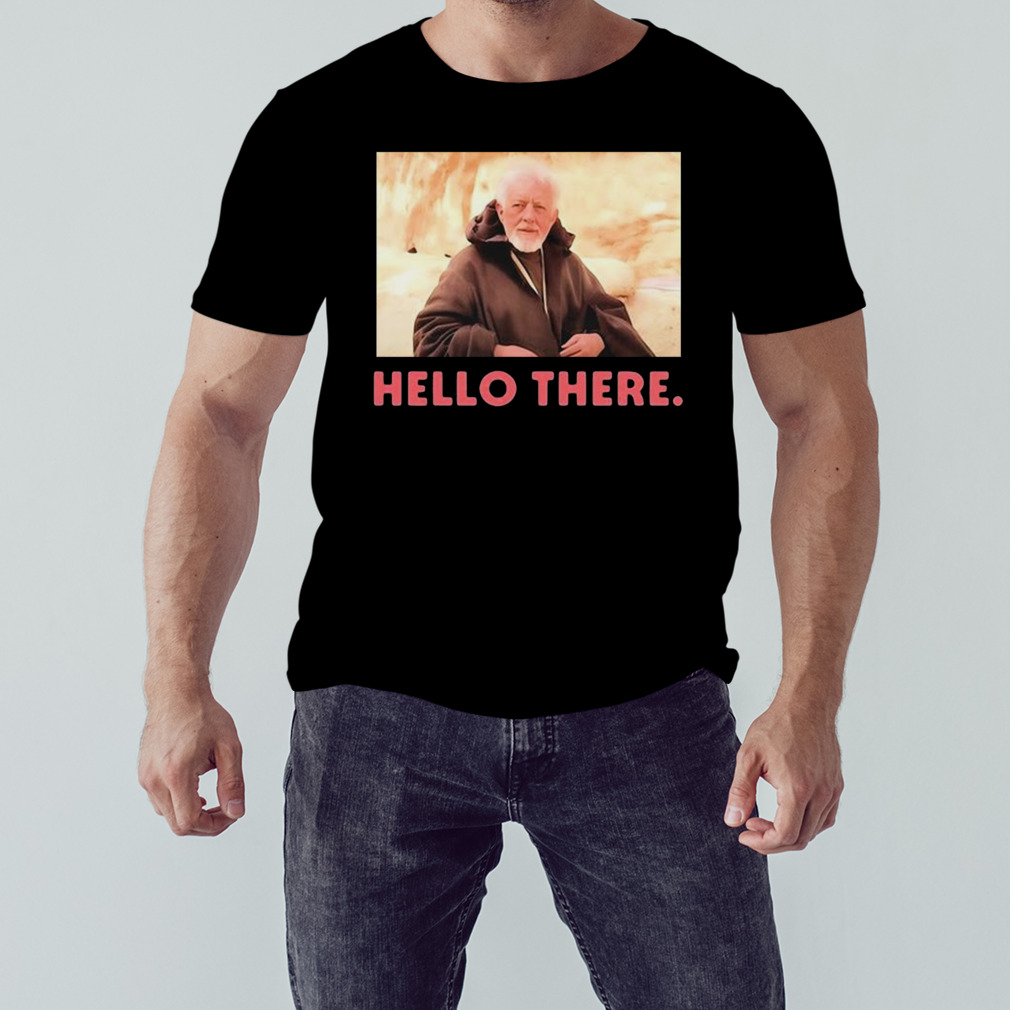 Vintage Obi-Wan Hello There photo design shirt