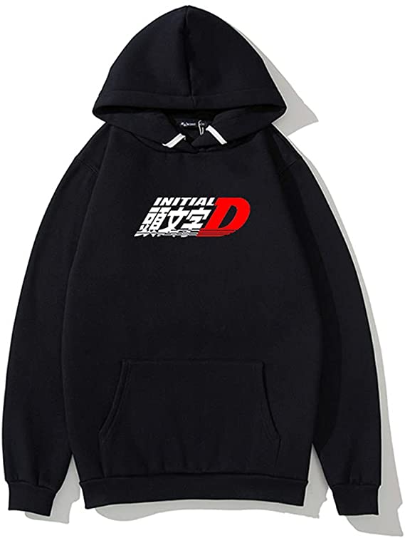 Anime Hoodies Initial D Casual Hooded Sweatshirt Unisex Clothing