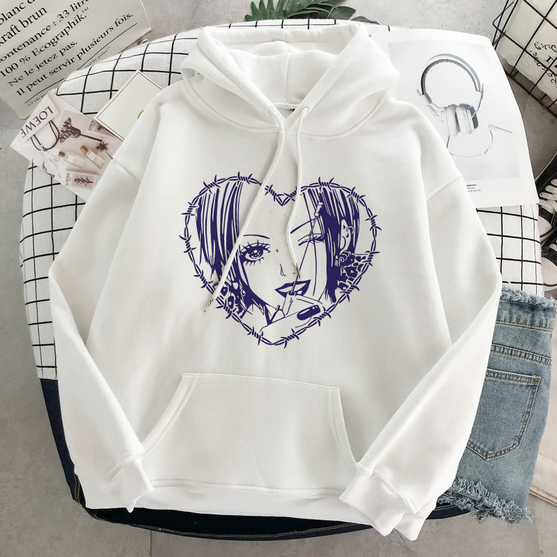 Anime Nana Hoodies Nana Osaki Graphic Streetwear Unisex Fashion Sweatshirts