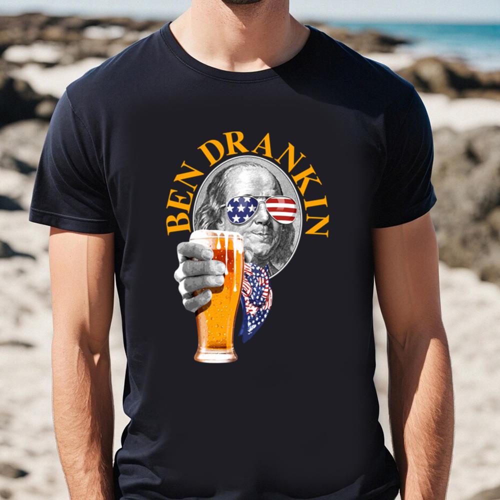 Benjamin Franklin Tee, USA T-Shirt, Independence Day Comfort Colors Shirt