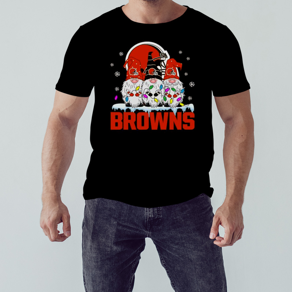 Cleveland Browns Football Gnomes Christmas 2023 shirt