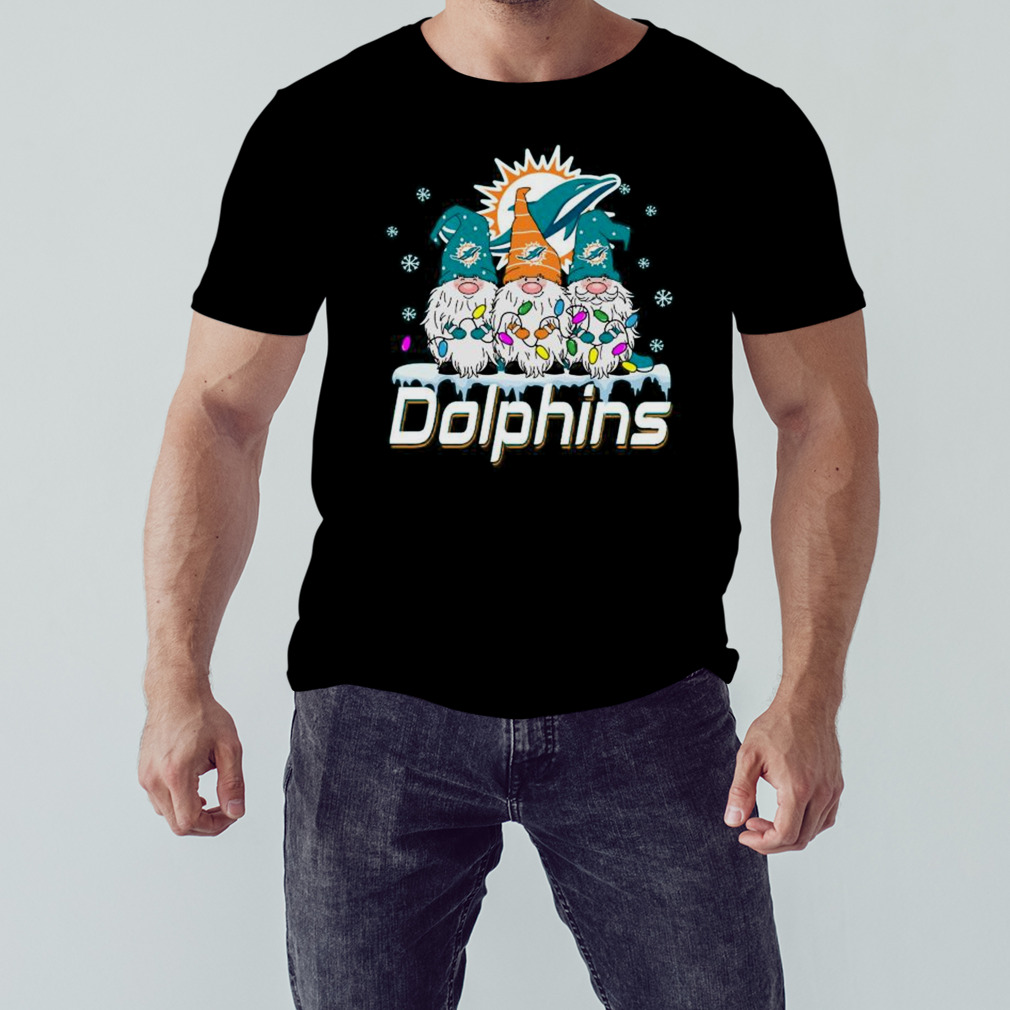 The Gnomes Miami Dolphins Christmas 2023 T-shirt, hoodie, sweater