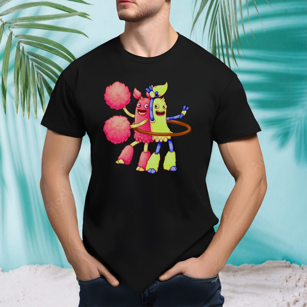 My Singing Monsters Character Hoola And Pompom Hoola And Pompom Monsters shirt