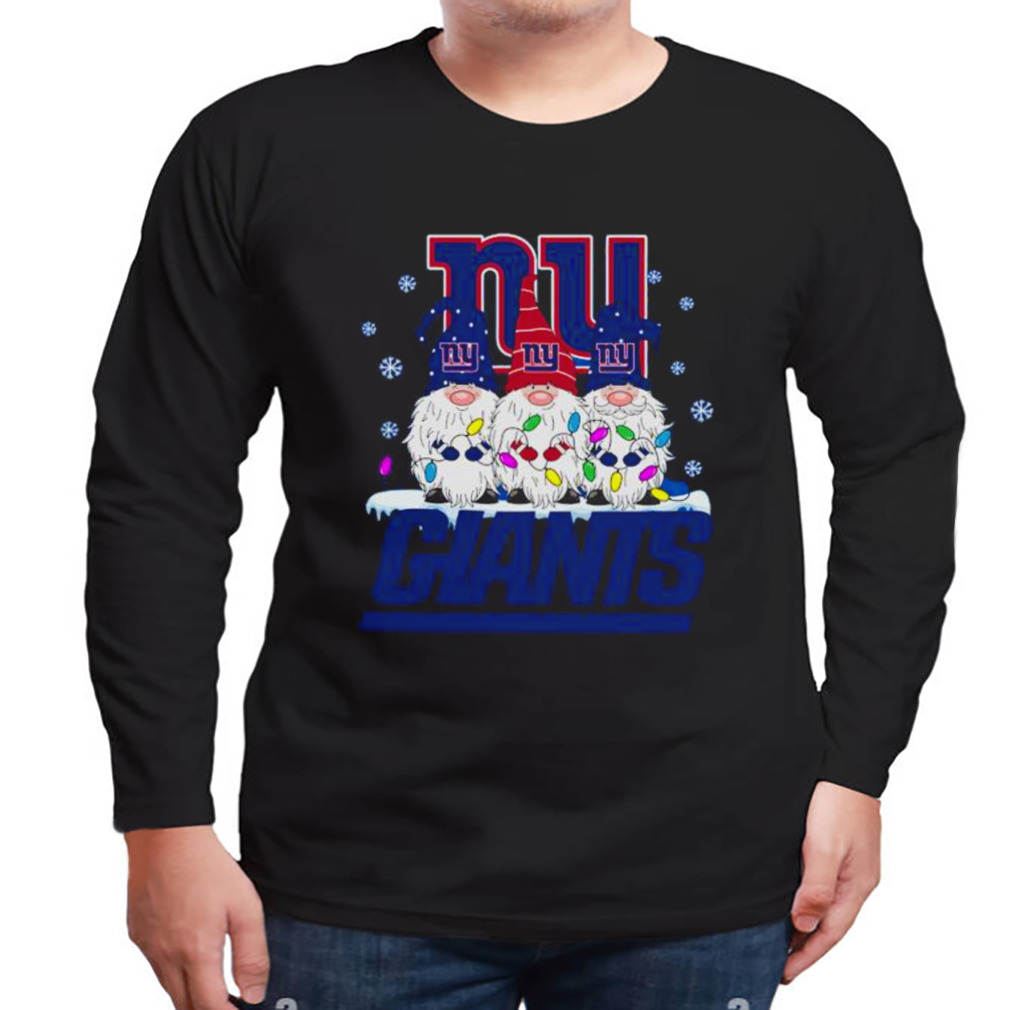 NY Giants The Gnomes Christmas 2023 T Shirt, hoodie, sweater, long