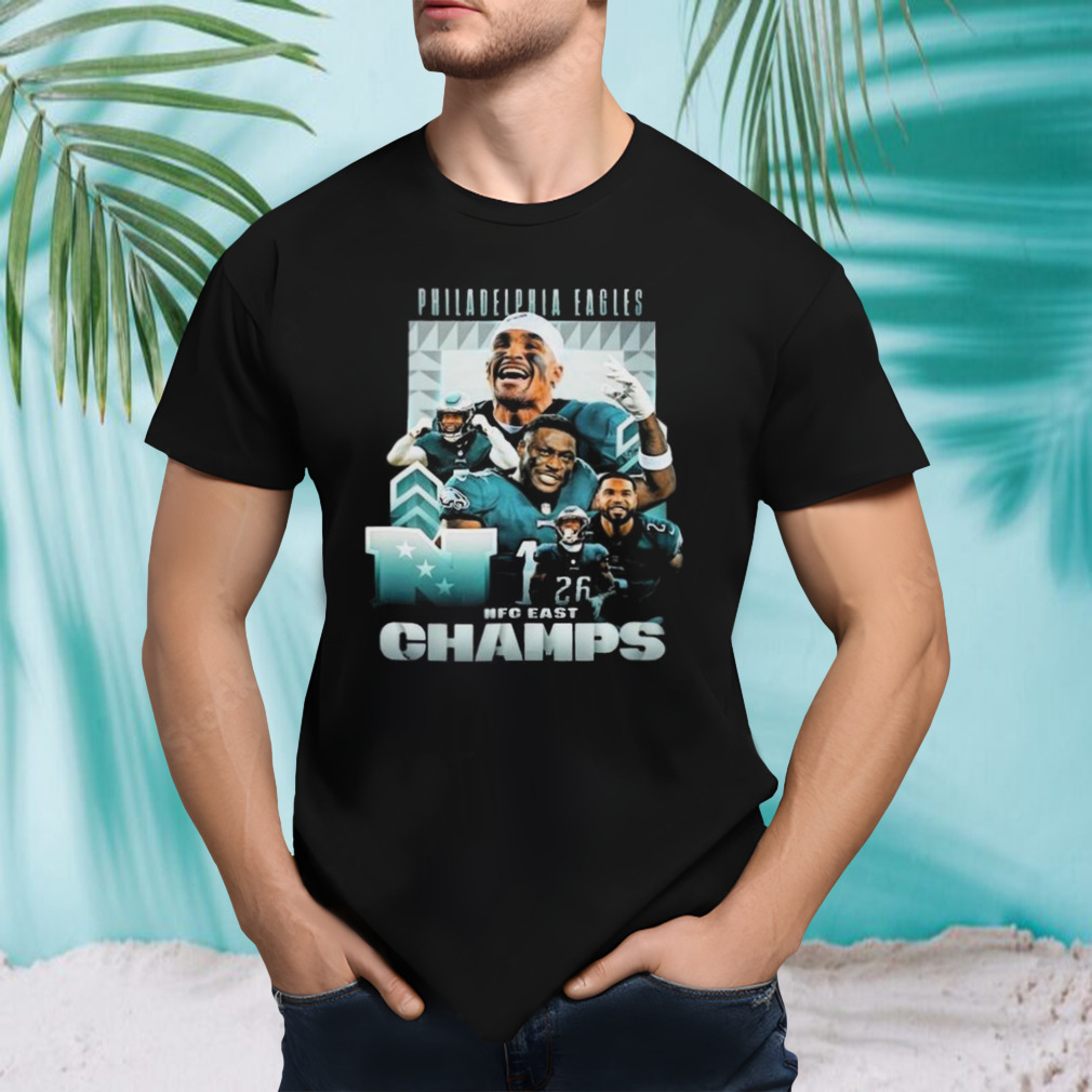 Philadelphia Eagles NFC East Champs photo design T-shirt