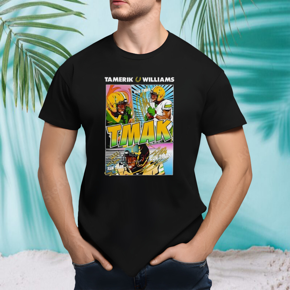 Tamerik Williams Run Tmak art poster design T-shirt