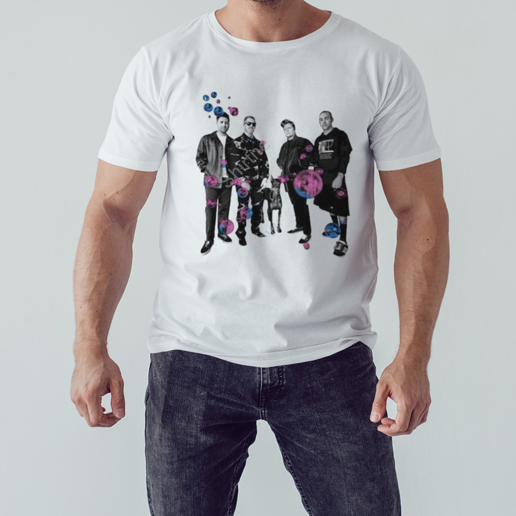 Fall out boy merch bubble tour photo design t-shirt