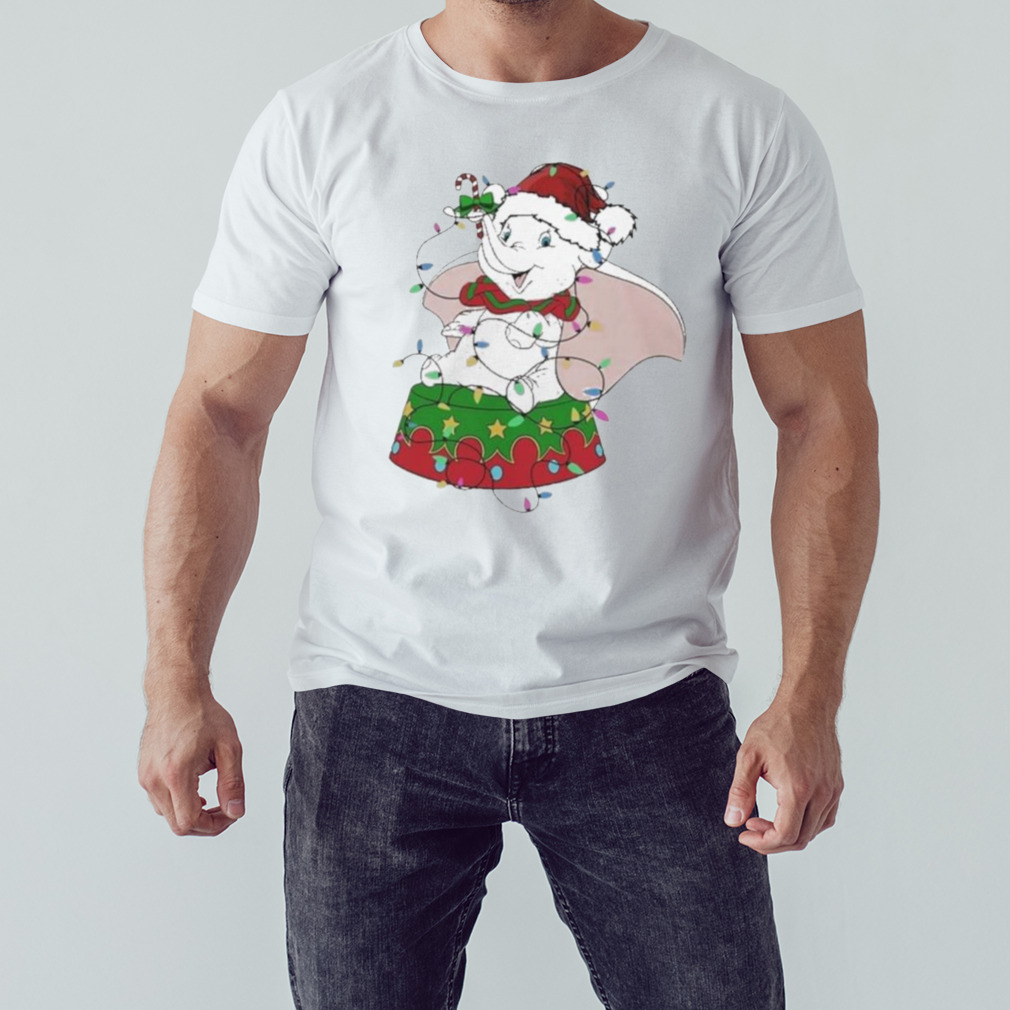 Santa dumbo light cute Christmas shirt