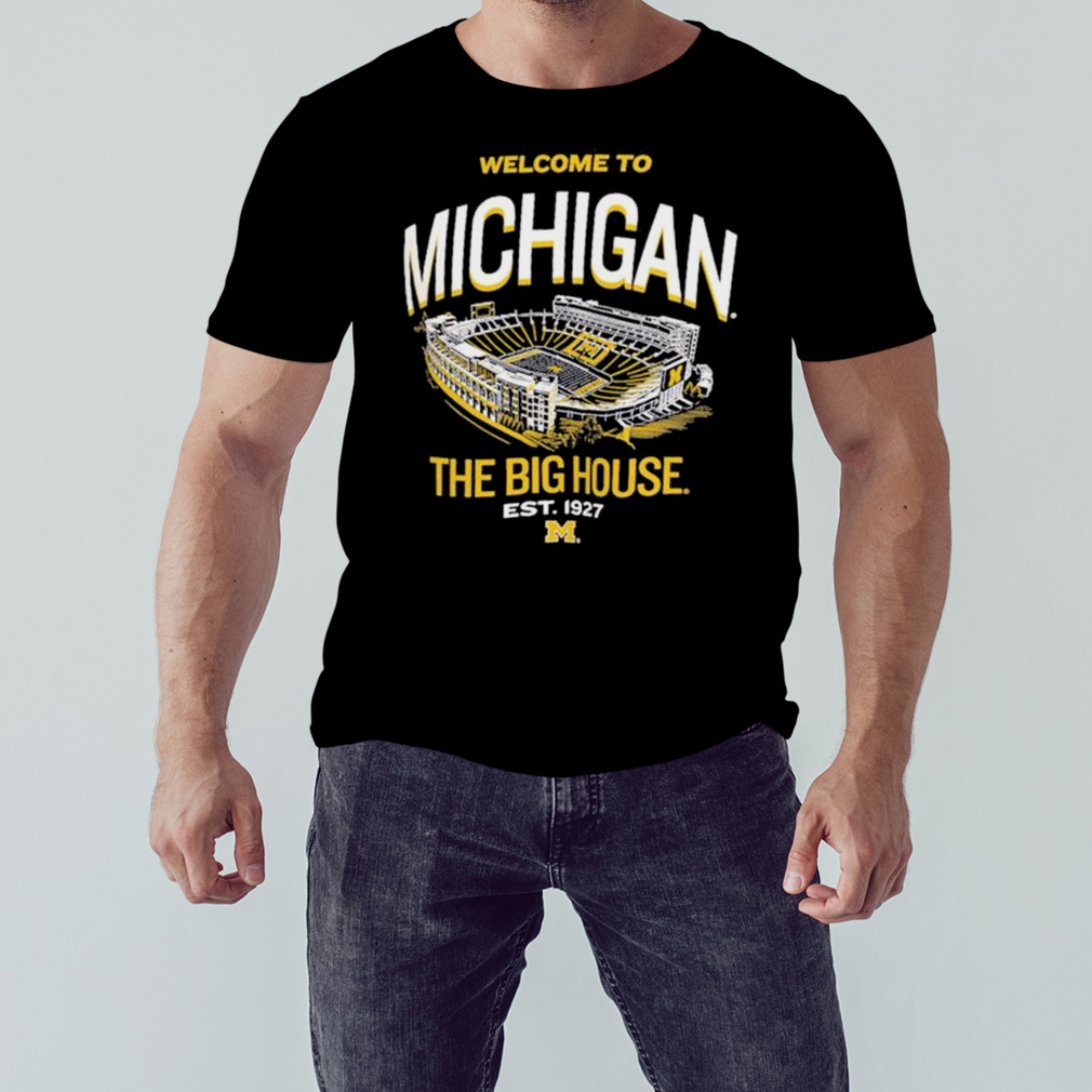 University of Michigan Football Welcome To The Big House Shirt