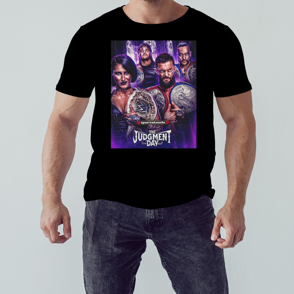 WWE Doomsday Has Arrived The Judgment Day Glittering All In Gold Unisex T-Shirt