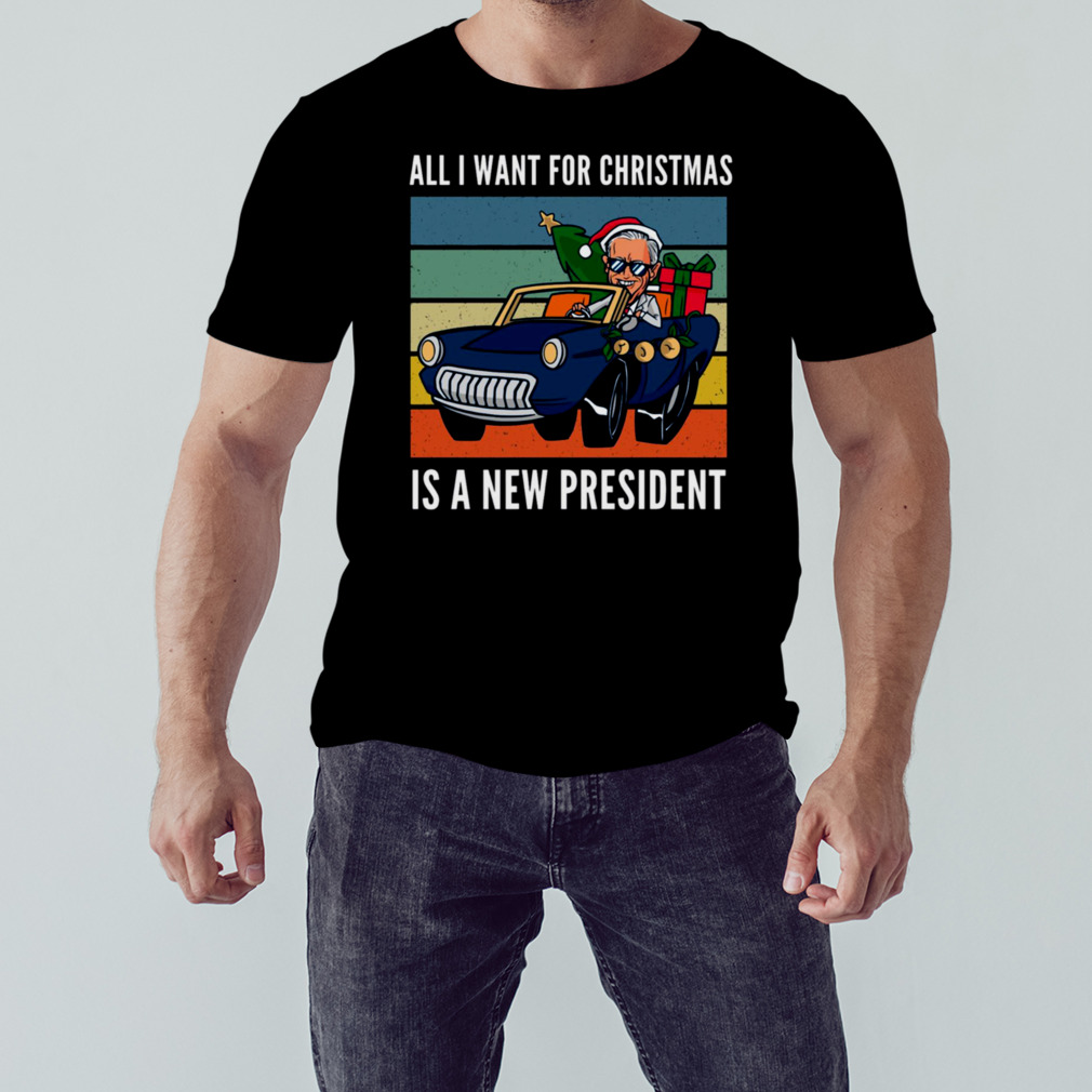 All I Want For Christmas Is A New President Art Graphic shirt
